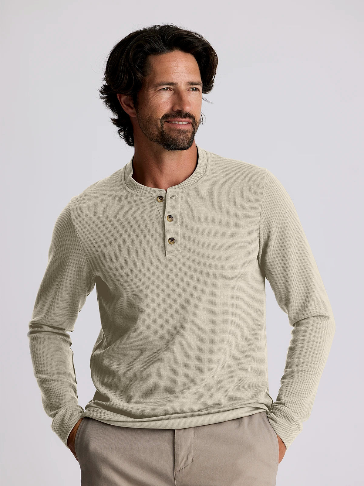 Free Fly Men’s Waffle Long Sleeve Henley @ 40% OFF
