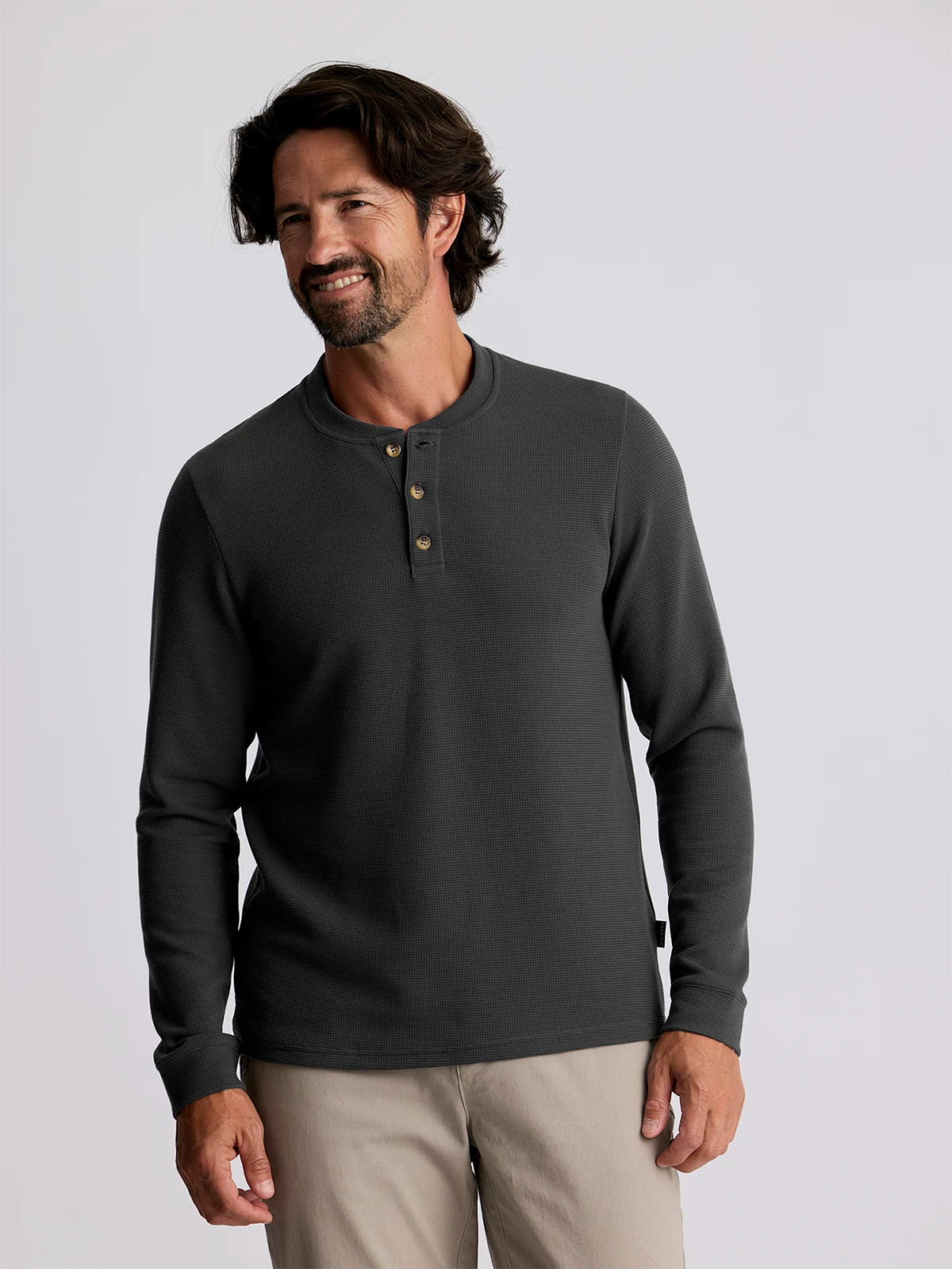 Free Fly Men’s Waffle Long Sleeve Henley @ 40% OFF