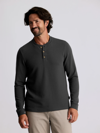 Free Fly Men’s Waffle Long Sleeve Henley @ 40% OFF