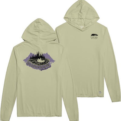 League Sundial UPF 50 Sun Hoody - Jacob Lutz "Drifting" Art