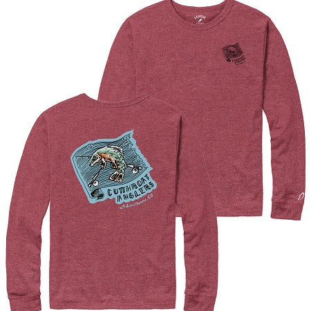 League Victory Falls Long Sleeve Tee - Jacob Lutz " OG Flag" Art