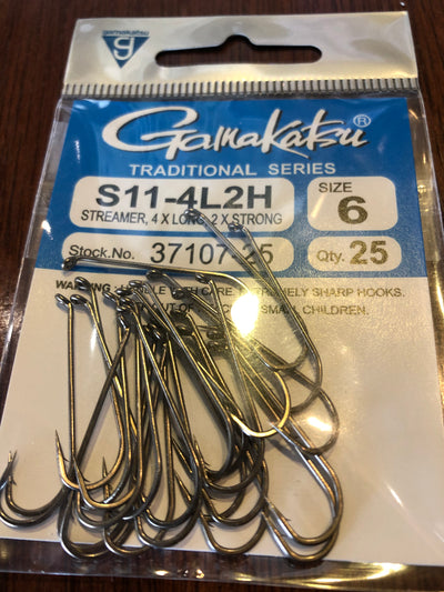 Gamakatsu S11 Streamer Hook 4x Long 2x Strong