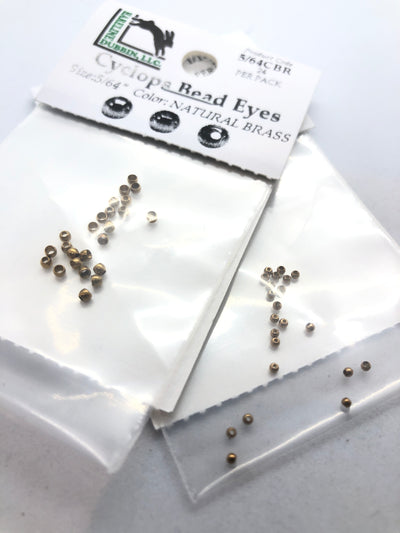Hareline Dubbin Brass Cyclops Beads now @ 40% OFF