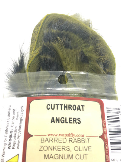 Wapsi Barred Rabbit Zonkers Magnum Cut