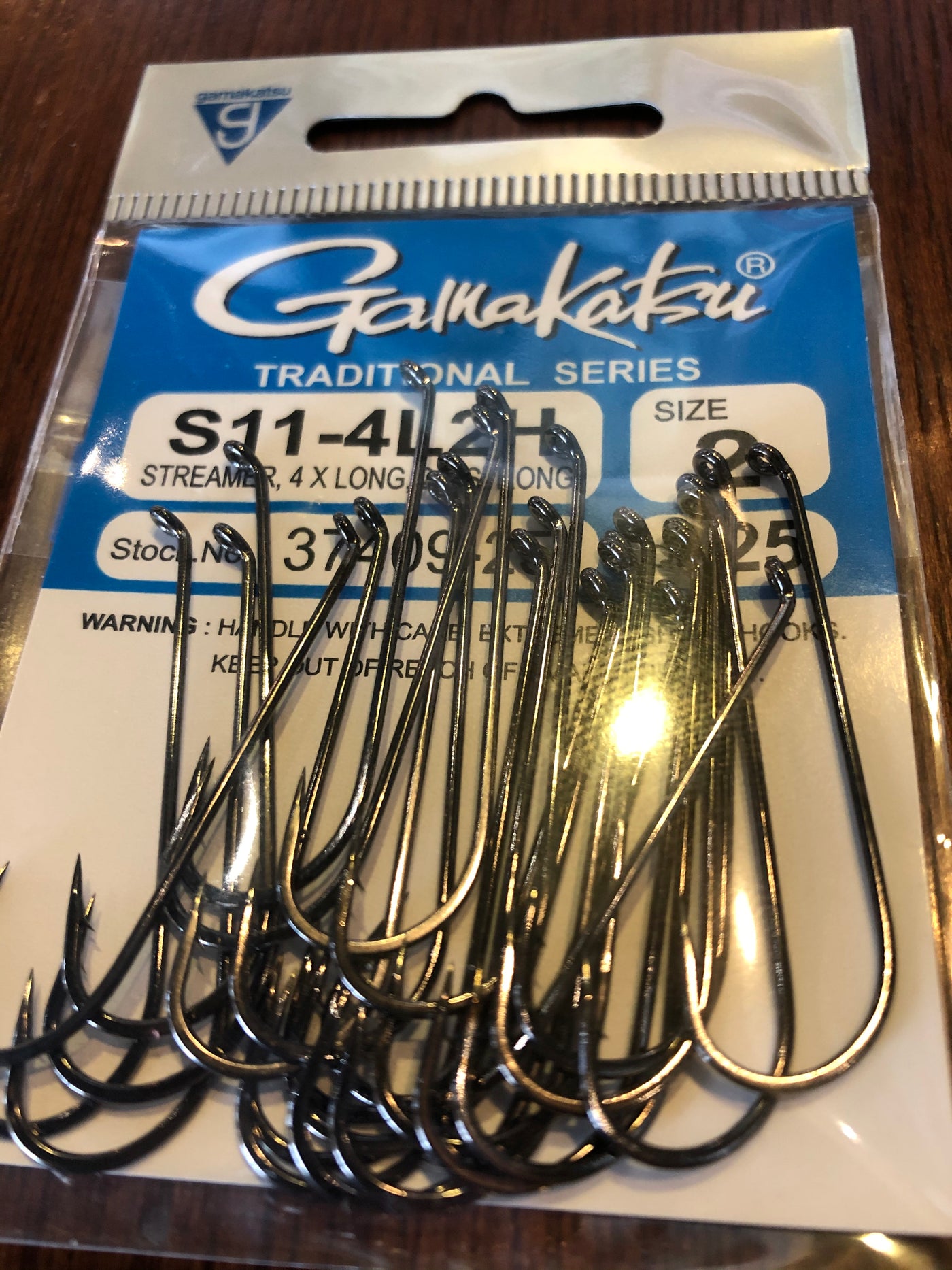 Gamakatsu S11 Streamer Hook 4x Long 2x Strong