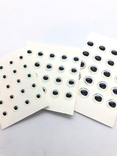 Hareline 3D Adhesive Eyes