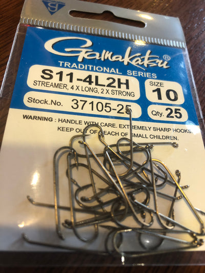 Gamakatsu S11 Streamer Hook 4x Long 2x Strong