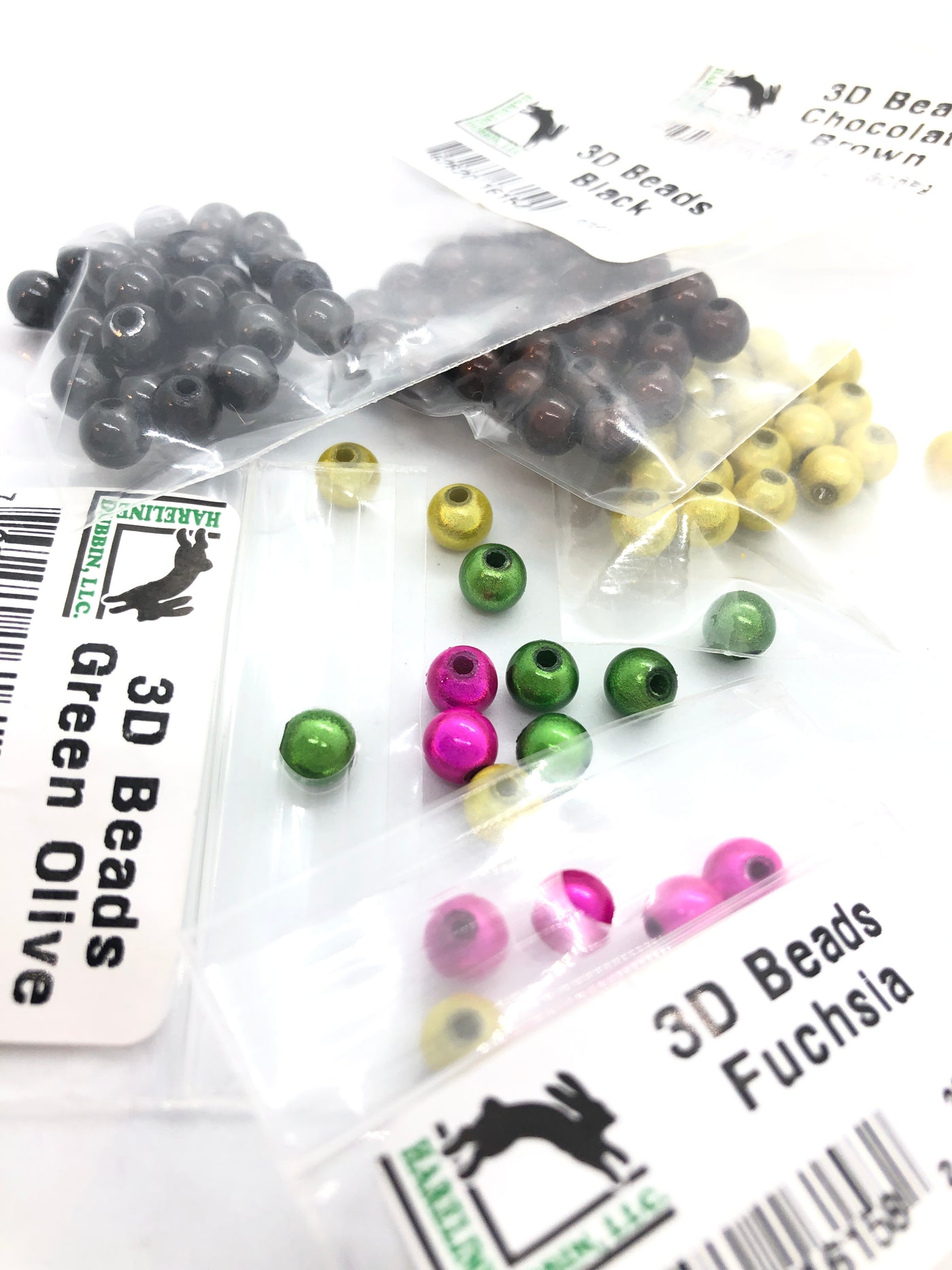 Hareline 3D Beads