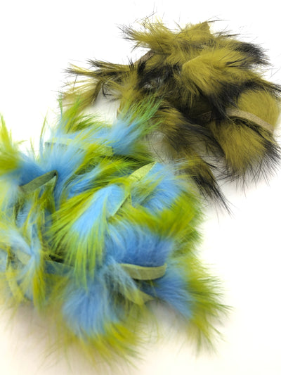 Hareline Crosscut Two Tone Rabbit Strips