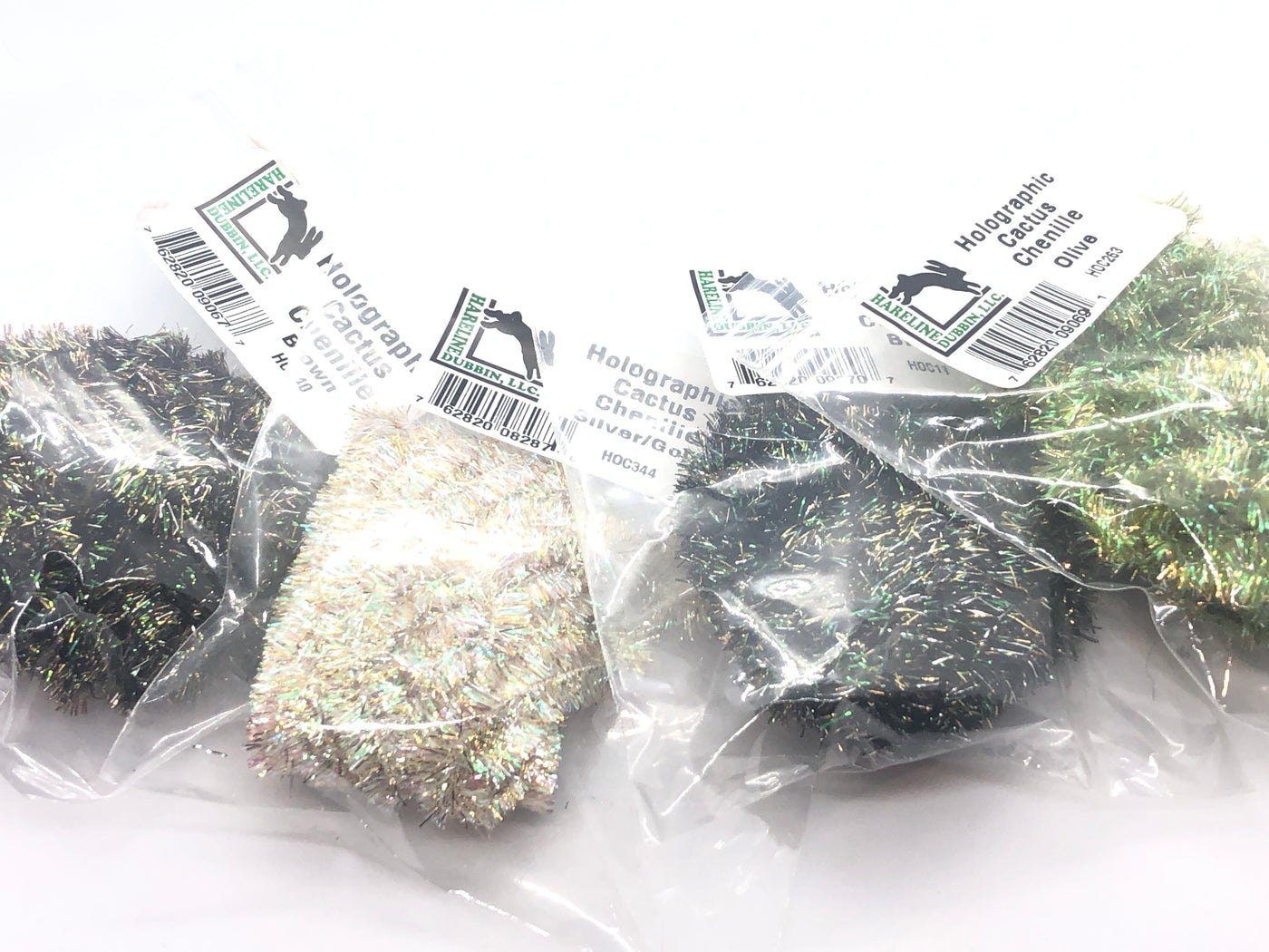 Hareline Dubbin Holographic Cactus Chenille