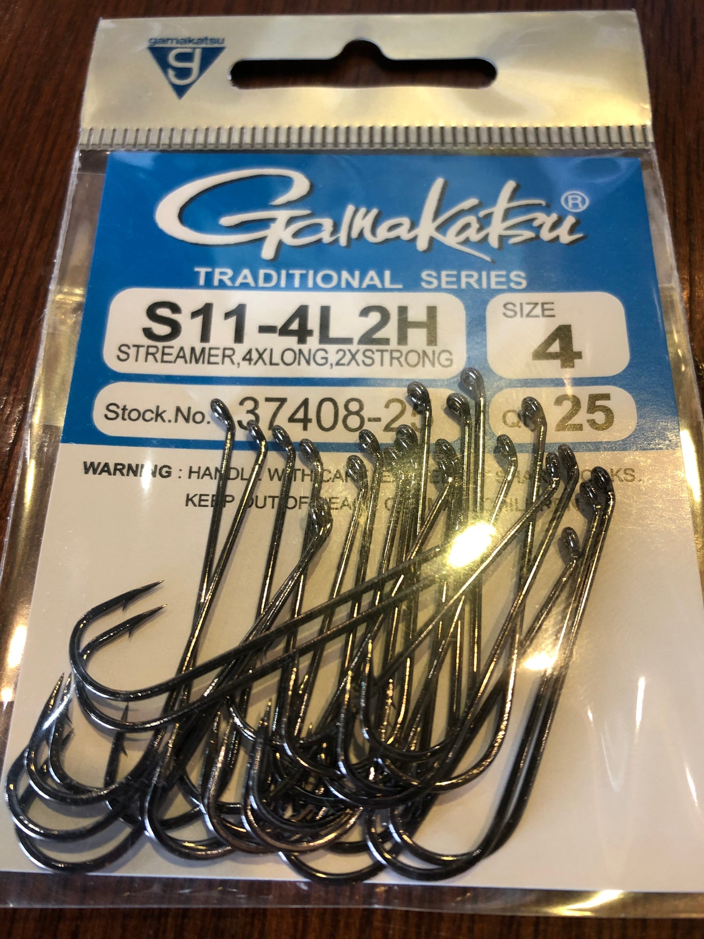 Gamakatsu S11 Streamer Hook 4x Long 2x Strong