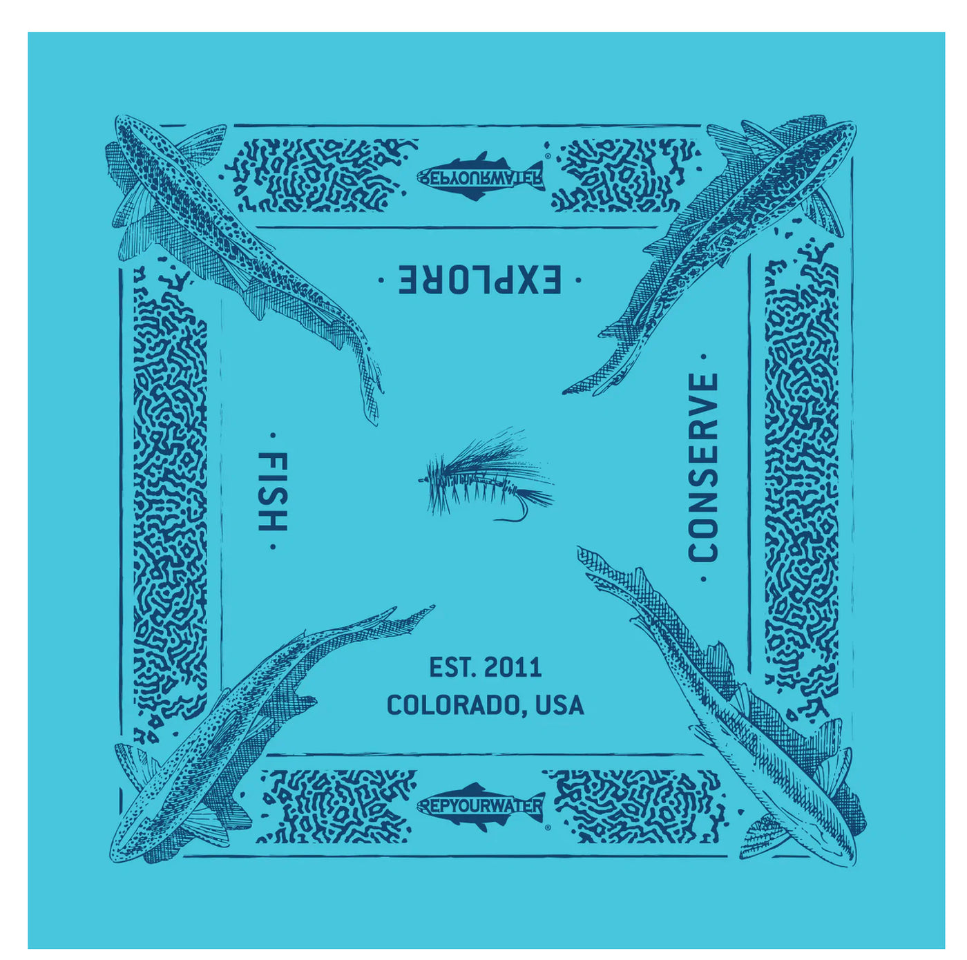 Rep Your Water Fishy Bandana