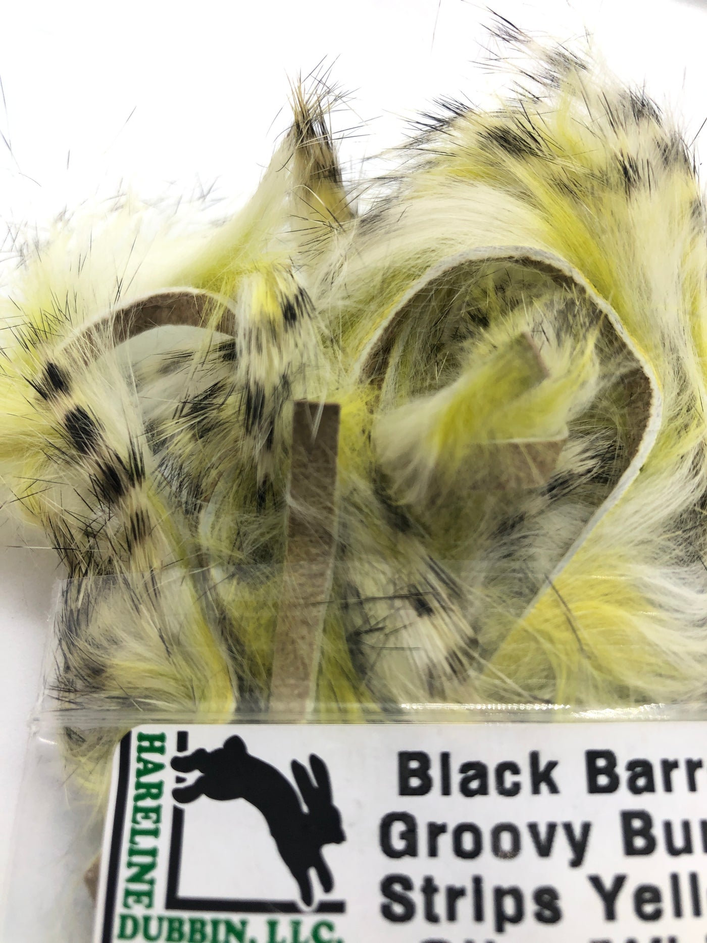 Hareline Black Barred Groovy Bunny Strips