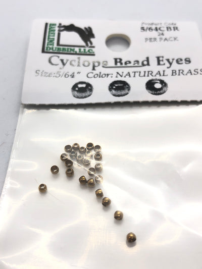 Hareline Dubbin Brass Cyclops Beads now @ 40% OFF