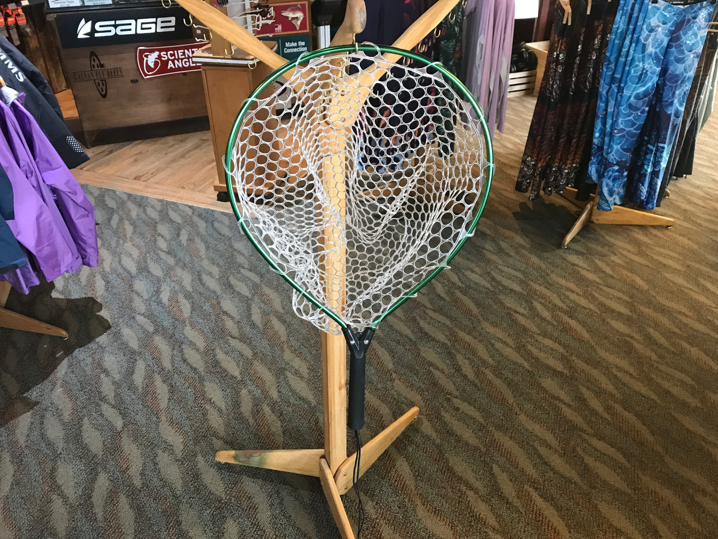 Anglers Accessories Aluminum Teardrop Invisible Net